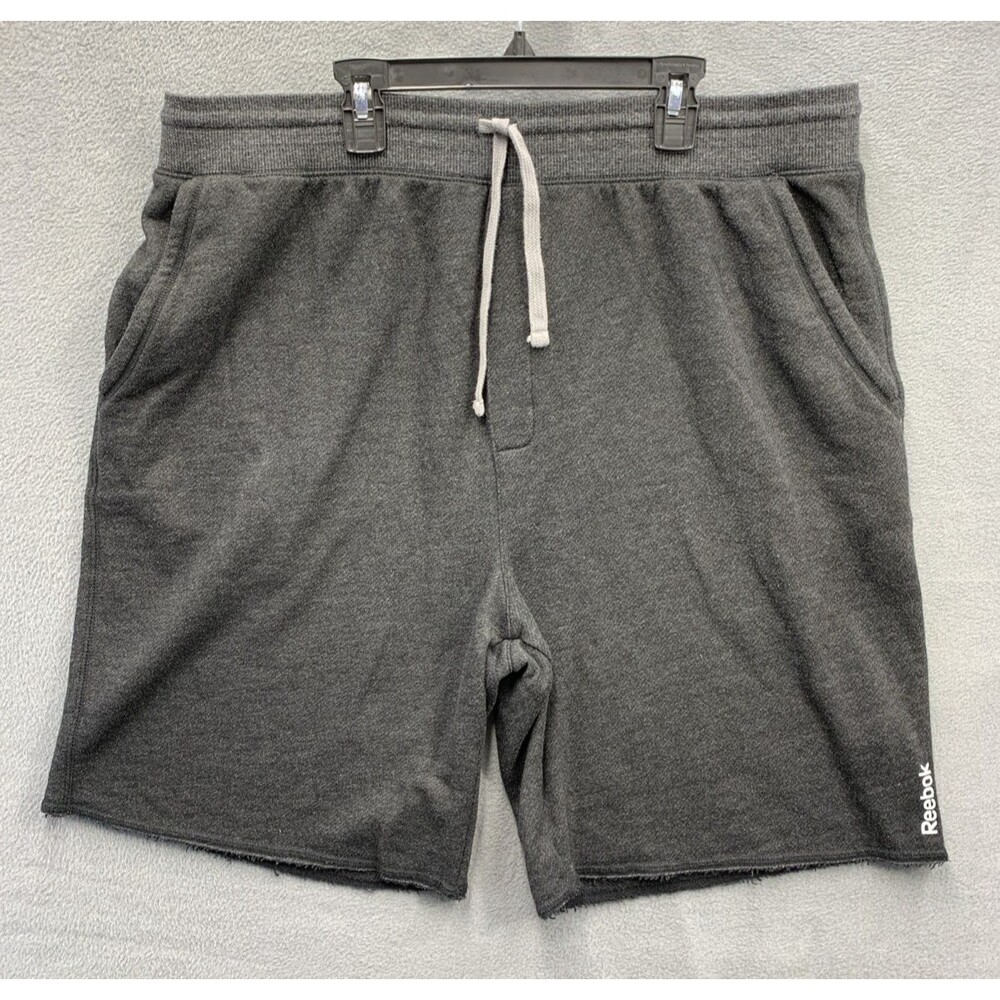 Reebok Athletic Shorts Men's XXL Dark Gray Gym Workout